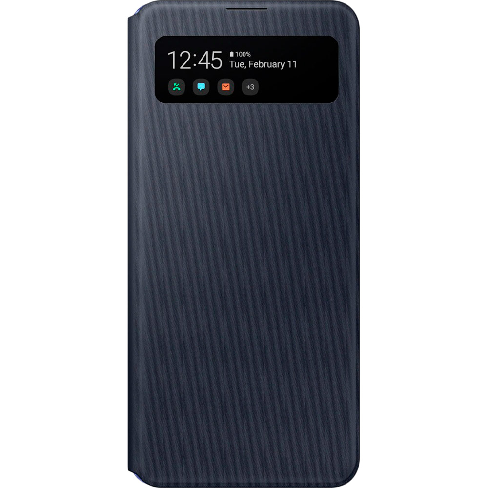 

Чехол SAMSUNG S View Wallet Cover для Samsung Galaxy A41 Black (EF-EA415PBEGRU), S View Wallet Cover Black A41 (EF-EA415PBEGRU)