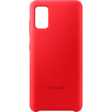 Чехол SAMSUNG Silicone Cover для Samsung Galaxy A41 Red (EF-PA415TREGRU)