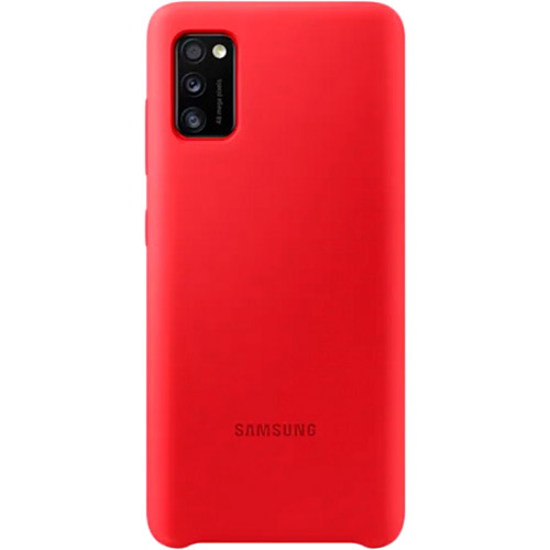 Чехол SAMSUNG Silicone Cover для Samsung Galaxy A41 Red (EF-PA415TREGRU) Тип чехол-накладка