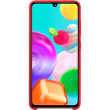 Чехол SAMSUNG Silicone Cover для Samsung Galaxy A41 Red (EF-PA415TREGRU)