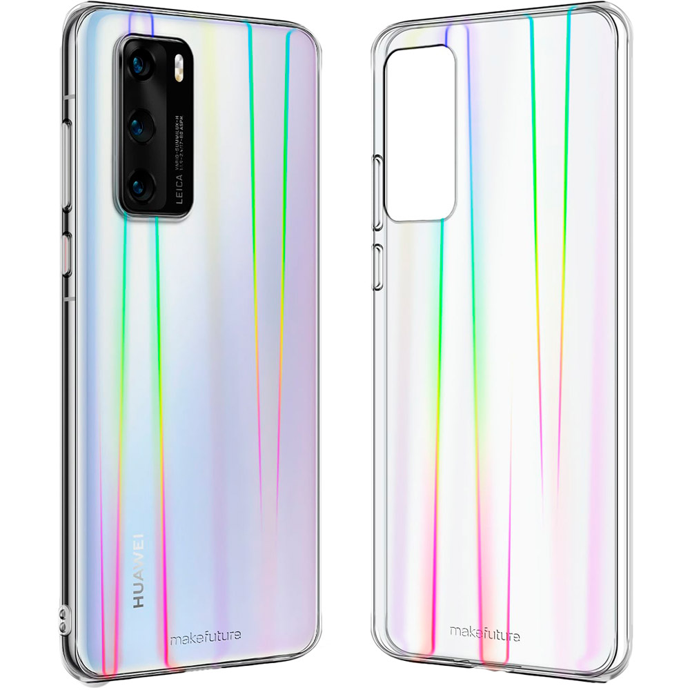 

Чехол MakeFuture Rainbow Case для Huawei P40 Clear (MCR-HUP40), Накладка Huawei P40 Rainbow (MCR-HUP40)