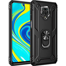 Чохол BECOVER Military для Xiaomi Redmi Note 9S/Note 9 Pro Max Black (704963)