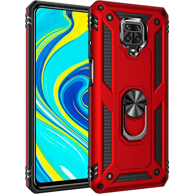 Чохол BECOVER Military для Xiaomi Redmi Note 9S/Note 9 Pro Max Red (704965) Тип чохол-накладка