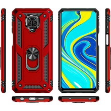 Чохол BECOVER Military для Xiaomi Redmi Note 9S/Note 9 Pro Max Red (704965)
