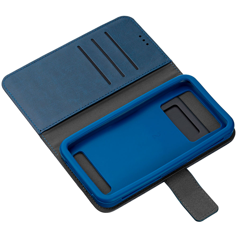 Чохол 2E для смартфонів 6-6.5 "ECO LEATHER Navy (2E-UNI-6-6.5-HDEL-NV) Тип чохол-книжка