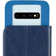 Чохол 2E для смартфонів 6-6.5 "ECO LEATHER Navy (2E-UNI-6-6.5-HDEL-NV)