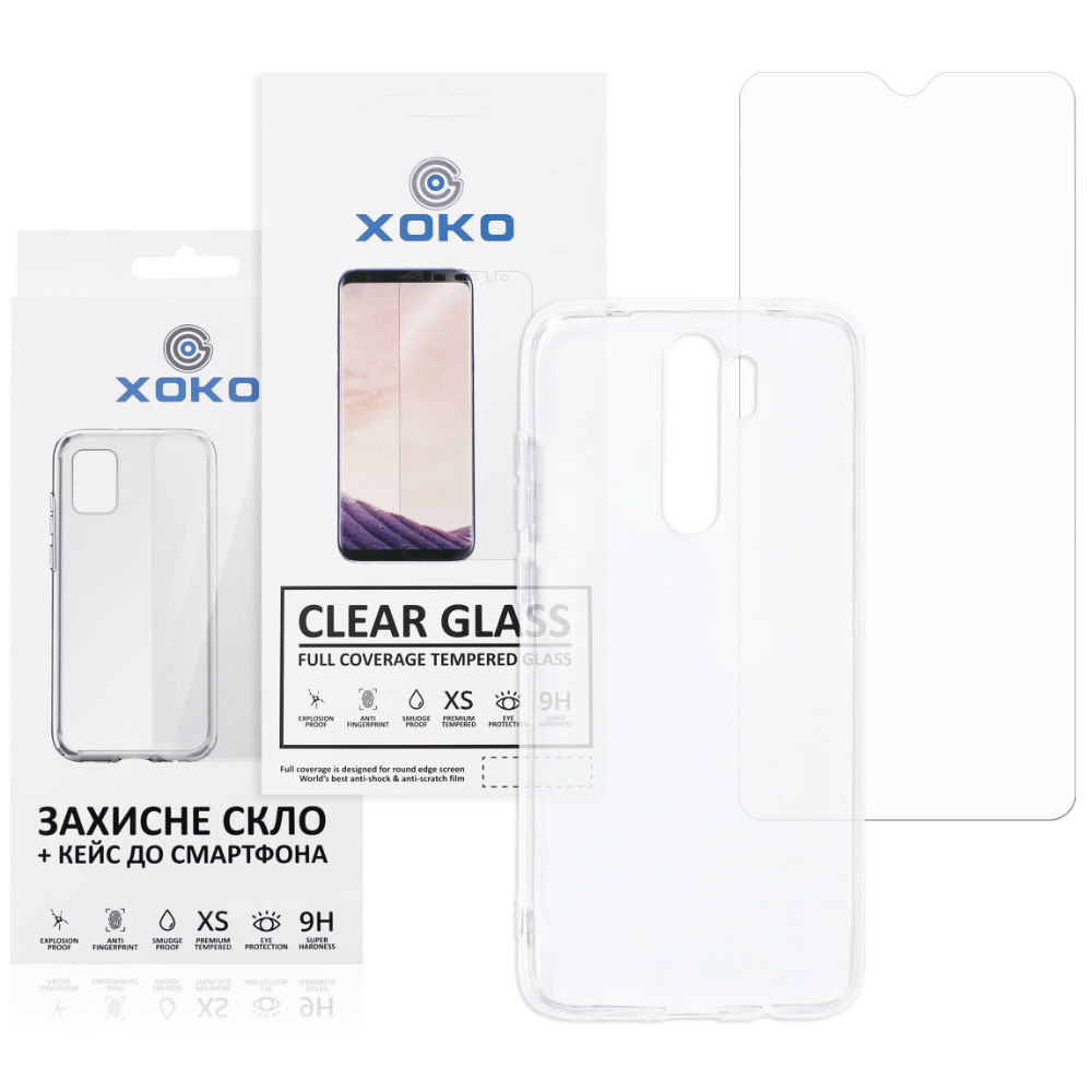 

Чехол XOKO Ultra Air + стекло Ultra Clear для Xiaomi Redmi Note 8 Pro (XK-CS-ULT-XM-NT8PR), Ultra Air+склоUltra Clear Xiaomi Redmi Note 8 Pro