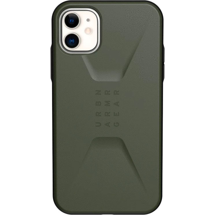

Чехол UAG Civilian для Apple iPhone 11 Olive Drab (11171D117272), iPhone 11 Civilian, Olive Drab