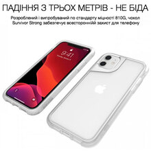 Чохол GRIFFIN Survivor Strong for iPhone 11 Pro Max Clear (GIP-027-CLR)