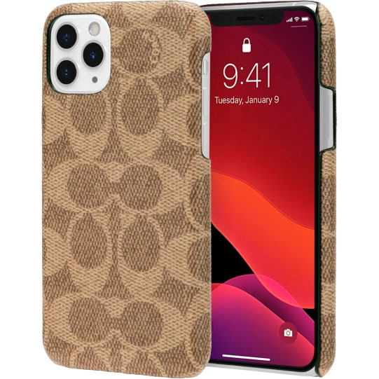 Чехол COACH Slim Wrap iPhone 11 Pro Max - Signature C Khaki (CIPH