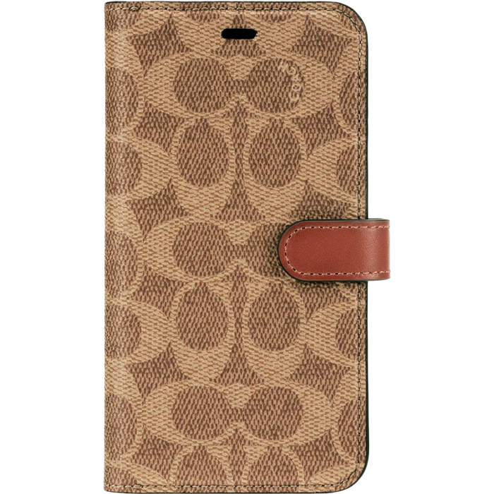 Чехол COACH Folio Case для iPhone 11 Pro Signature C Khaki (CIPH-019-SCKHK) Цвет коричневый