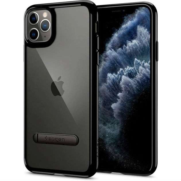 

Чехол SPIGEN iPhone 11 Pro Ultra Hybrid S Jet Black (077CS27444), iPhone 11 Pro Ultra Hybrid S, Jet Black