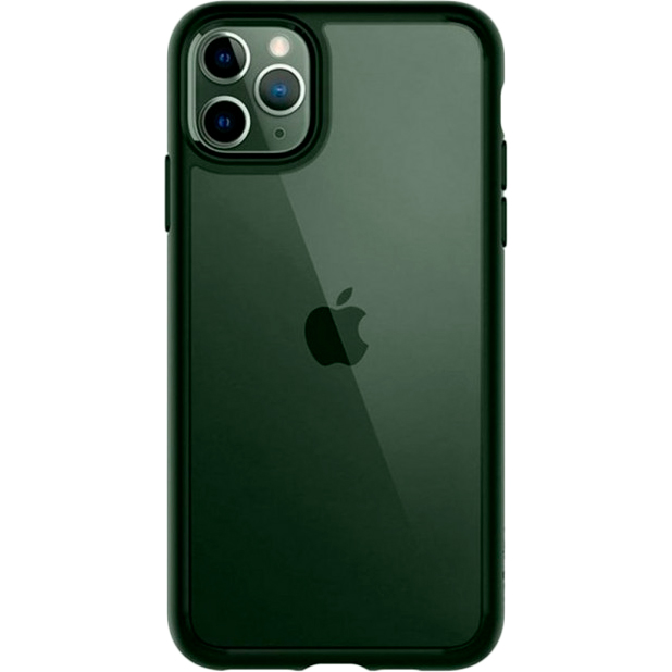 

Чехол SPIGEN Ultra Hybrid для Apple iPhone 11 Pro Midnight Green (ACS00417), iPhone 11 Pro Ultra Hybrid, Midnight Green
