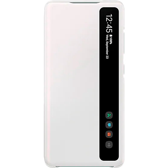 

Чехол SAMSUNG Smart Clear View Cover для Samsung Galaxy S20 FE White (EF-ZG780CWEGRU), S20 FE Smart Clear View Cover White