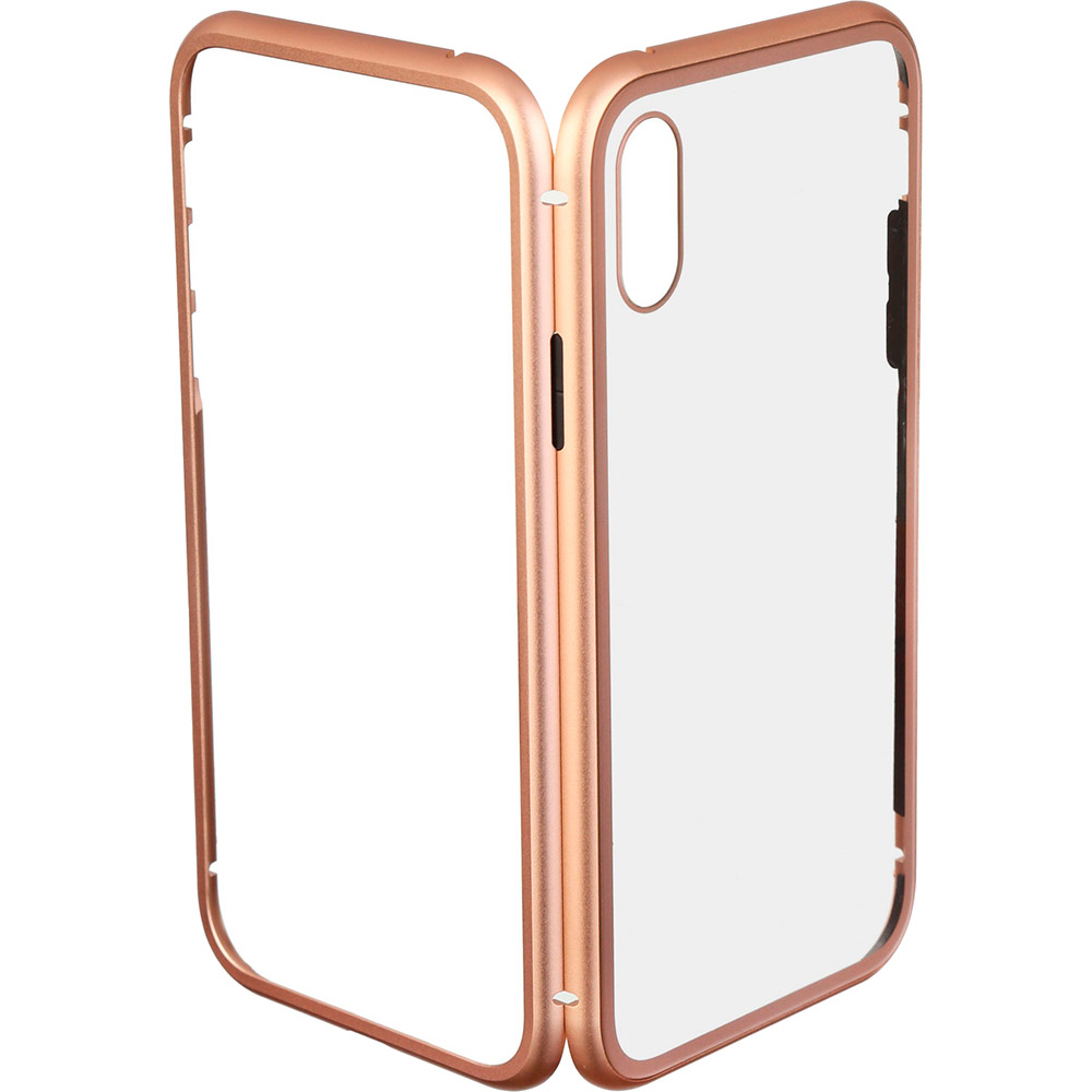 Чохол ARMORSTANDART Magnetic Case 1 Generation для Apple iPhone X/XS Clear/Gold (ARM53385)