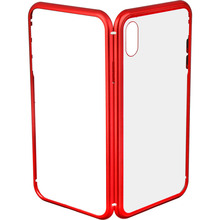 Львов - Чехол ARMORSTANDART Magnetic Case 1 Generation для Apple iPhone XS Max Clear/Red (ARM53391)