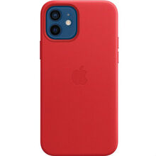 Чехол APPLE iPhone 12/12 Pro Leather Case+MagSafe PRODUCT RED (MHKD3ZE/A)