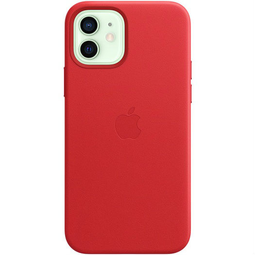 Чехол APPLE iPhone 12/12 Pro Leather Case+MagSafe PRODUCT RED (MHKD3ZE/A) Тип чохол-накладка