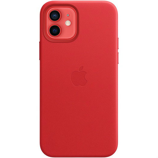 Чехол APPLE iPhone 12/12 Pro Leather Case+MagSafe PRODUCT RED (MHKD3ZE/A) Колір червоний