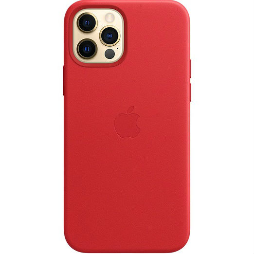 Фото 4 Чехол APPLE iPhone 12/12 Pro Leather Case+MagSafe PRODUCT RED (MHKD3ZE/A)