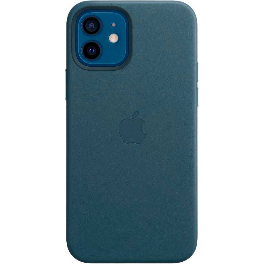 

Чехол APPLE для iPhone 12/12 Pro Leather Blue (MHKE3ZE/A), iPhone 12/12 Pro Leather Case+MagSafe-Baltic Blue