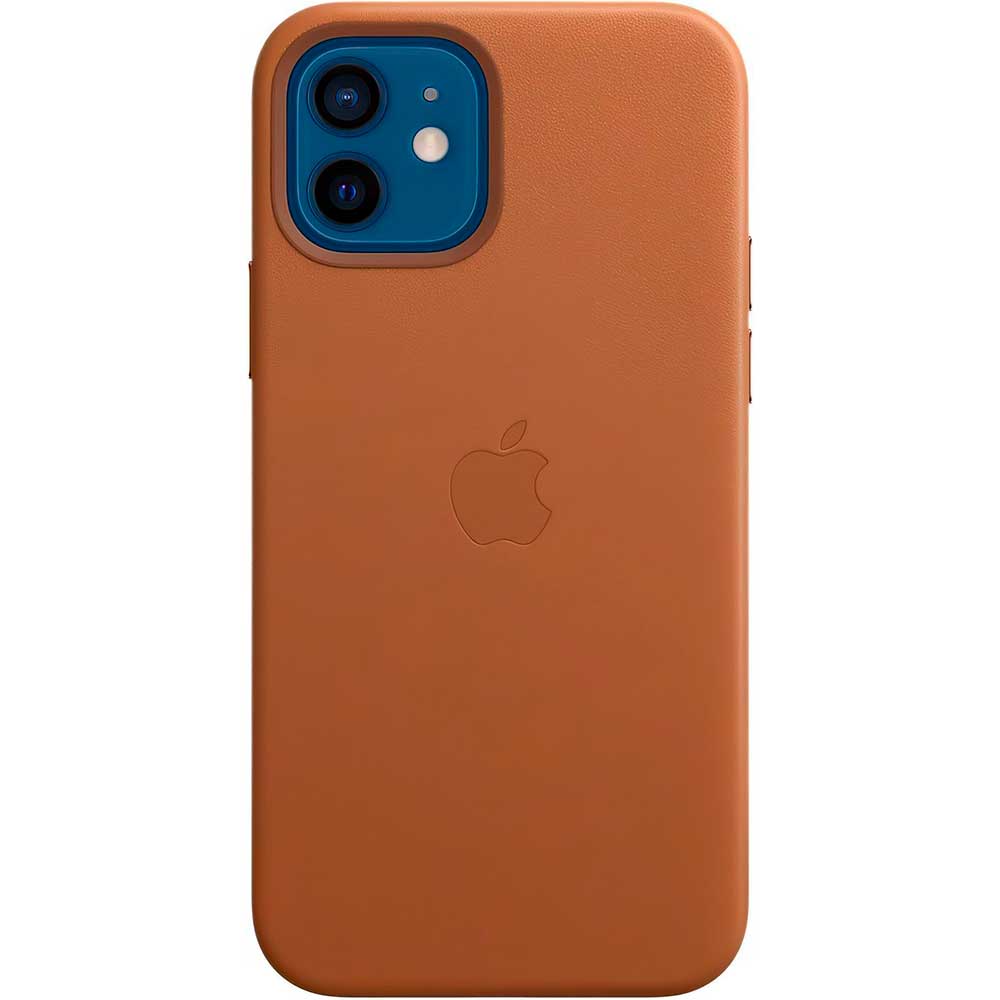 

Чехол APPLE для iPhone 12/12 Pro Leather Saddle Brown (MHKF3ZE/A), iPhone 12/12 Pro Leather Case+MagSafe-Saddle Brown