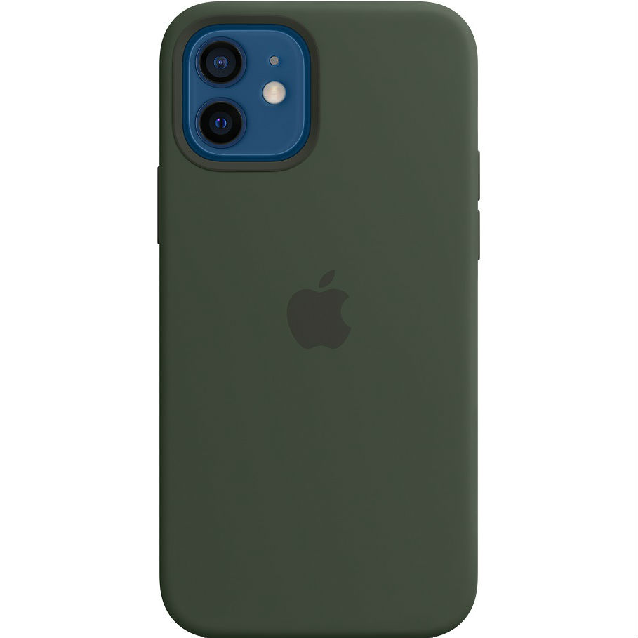 

Чехол APPLE для iPhone 12/12 Pro Silicone Case Green (MHL33ZE/A), iPhone 12/12 Pro Silic Case+MagSafe-Cypress Green