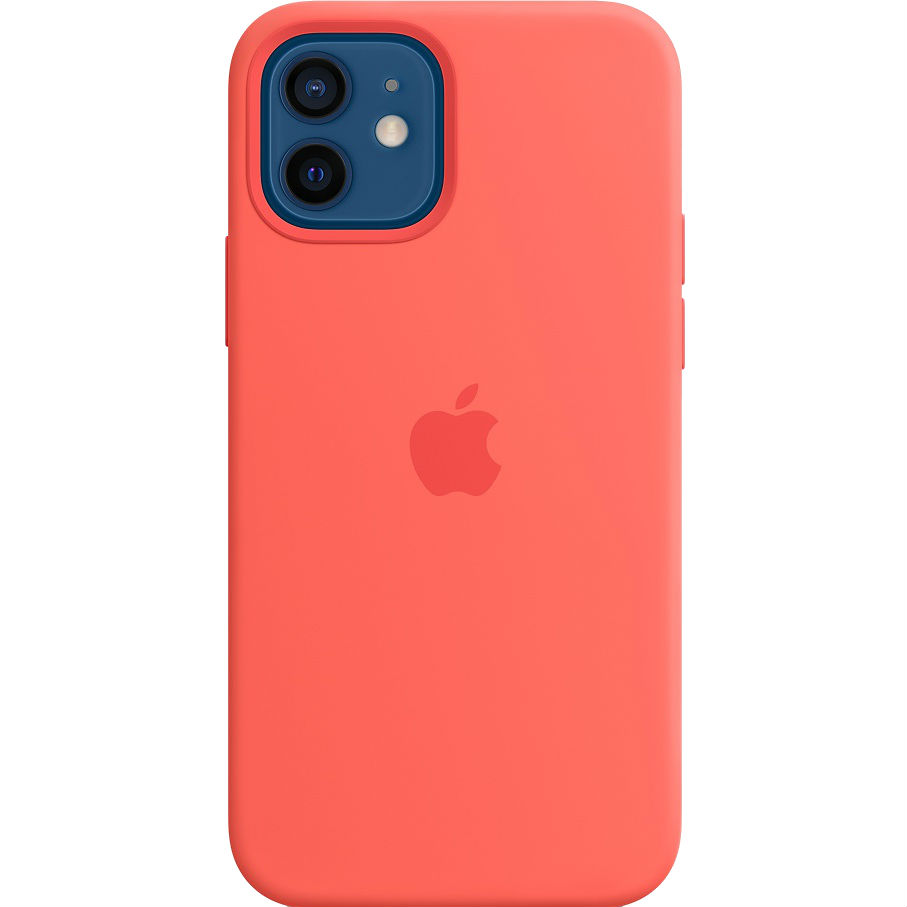 

Чехол APPLE для iPhone 12/12 Pro Silicone Case Pink Citrus (MHL03ZE/A), iPhone 12/12 Pro Silicone Case+MagSafe-Pink Citrus