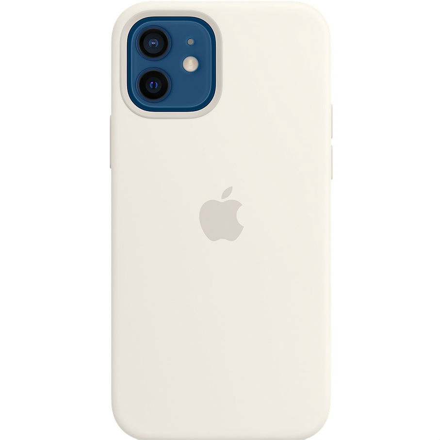 

Чехол APPLE для iPhone 12/12 Pro Silicone Case White (MHL53ZE/A), iPhone 12/12 Pro Silicone Case+MagSafe-White