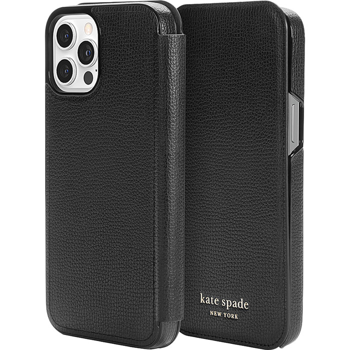 Чехол KATE SPADE NY Folio Case для APPLE iPhone 12 Pro Max Black (KSIPH-170-BLKC) Тип чехол-книжка