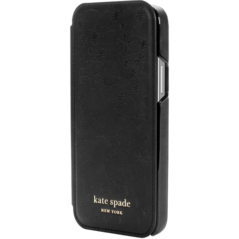 Чехол KATE SPADE NY для APPLE iPhone 12 Pro Black/Clover Hearts (KSIPH-169-CHBLK) Тип чехол-книжка