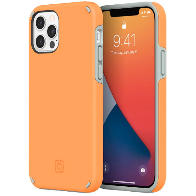 Чехол INCIPIO DUO Case iPhone 12 Pro Max Orange/Gray (IPH-1896-CLM)