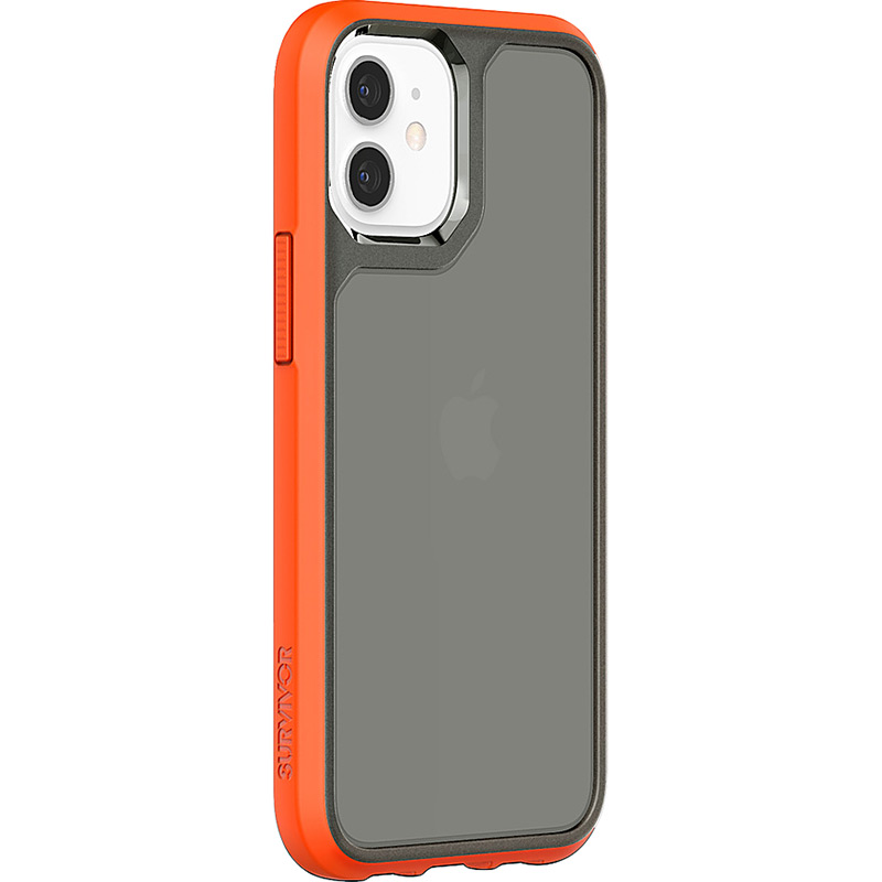 Чохол GRIFFIN Survivor Strong для APPLE iPhone 12 mini Orange/Cool Gray (GIP-046-ORG) Колір помаранчевий