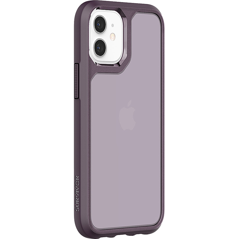 Чохол GRIFFIN Survivor Strong для APPLE iPhone 12 mini Purple/Red (GIP-046-PUR) Колір фіолетовий