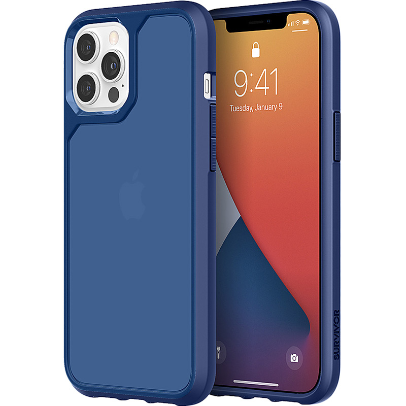 Чохол GRIFFIN Survivor Strong для APPLE iPhone 12 Pro Max Navy/Navy (GIP-053-NVY) Тип чохол-накладка