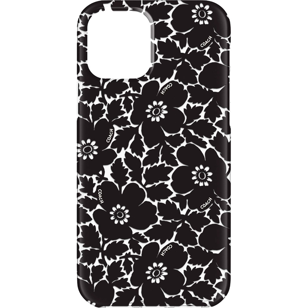 

Чехол COACH Protective Case для APPLE iPhone 12 Pro Black/Clear (CIPH-054-BFBLK), Protective Case iPhone 12 Pro, Black/Clear