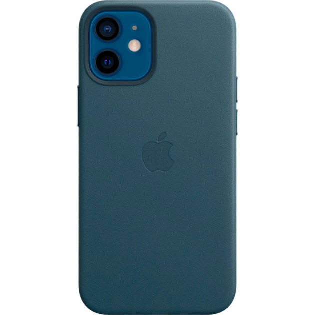 

Чехол APPLE iPhone 12 mini Leather MagSafe Baltic Blue (MHK83ZE/A), iPhone 12 mini Leather, MagSafe (Baltic Blue)