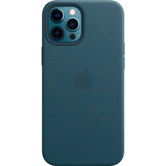 

Чехол APPLE iPhone 12 Pro Max Leather MagSafe Baltic Blue (MHKK3ZE/A), iPhone 12 Pro Max Leather, MagSafe (Baltic Blue)