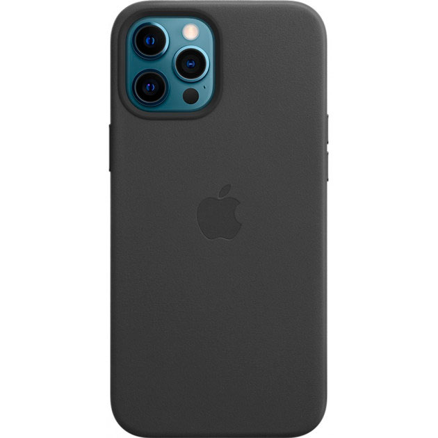 Чохол APPLE iPhone 12 Pro Max Leather MagSafe Black (MHKM3ZE/A)