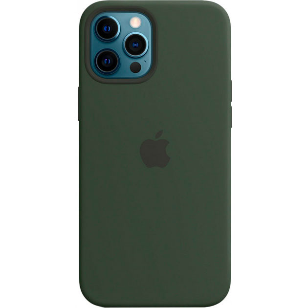 

Чехол APPLE iPhone 12 Pro Max Silicone MagSafe Cypress Green (MHLC3ZE/A8520/), iPhone 12 Pro Max Silicone, MagSafe/Cypress Green