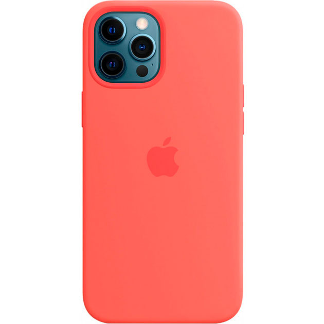 

Чехол APPLE iPhone 12 Pro Max Silicone MagSafe Pink Citrus (MHL93ZE/A), iPhone 12 Pro Max Silicone, MagSafe (Pink Citrus)