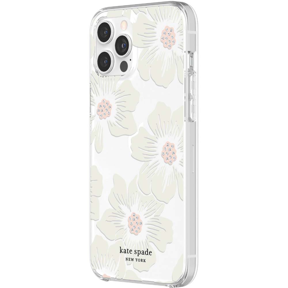 Чехол Kate Spade New York для iPhone 12 & 12 Pro Hollyhock Floral Clear (KSIPH-153-HHCCS) Тип чехол-накладка