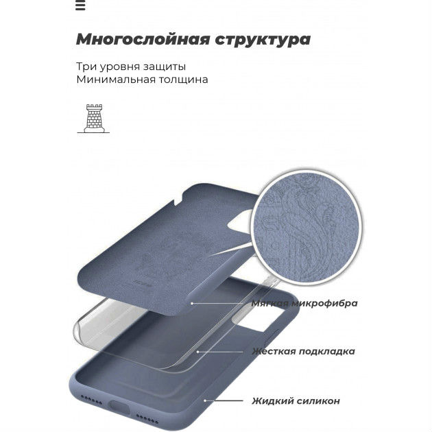 Чехол ARMORSTANDART Huawei P Smart S Blue (ARM57097) Цвет синий