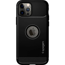 Чохол SPIGEN Rugged Armor для APPLE iPhone 12/12 Pro Matte Black (ACS01700)