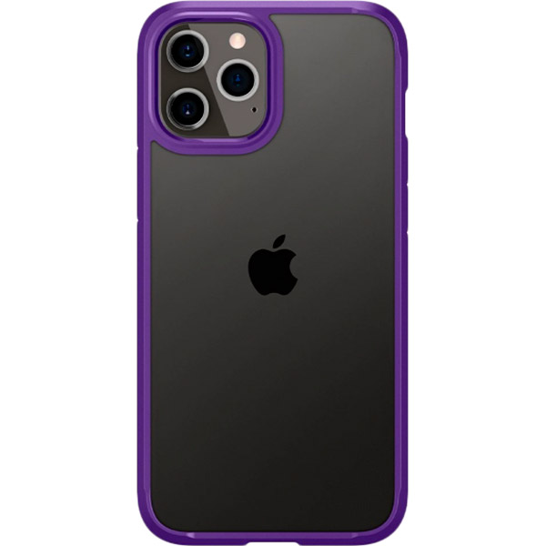 

Чехол SPIGEN Crystal Hybrid для APPLE iPhone 12 Pro Max Hydrangea Purple (ACS01478), iPhone 12 Pro Max Crystal Hybrid, Hydrangea Purple