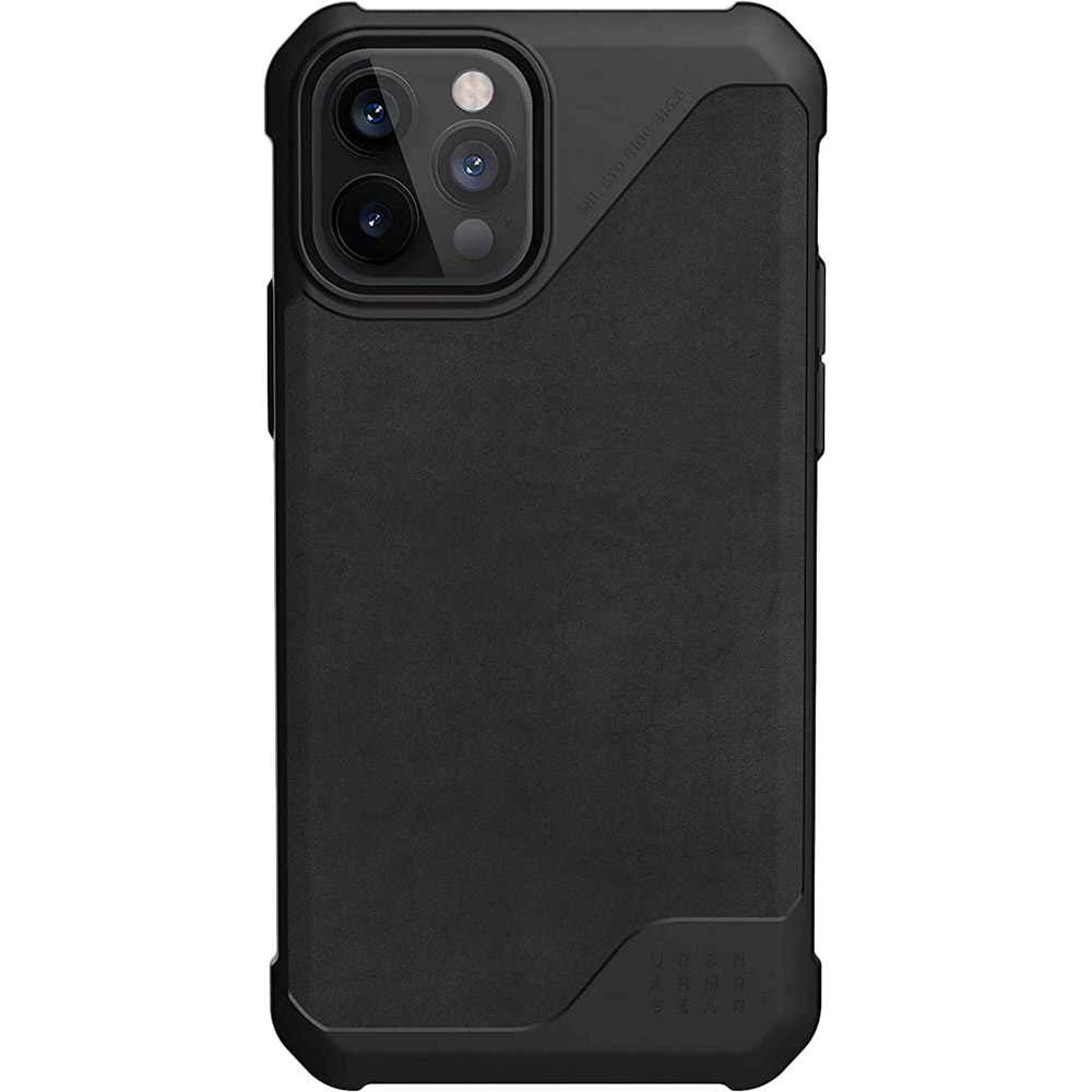 

Чехол UAG Metropolis LT для Apple iPhone 12/12 Pro Leather Black (11235O118340), iPhone 12 / 12 Pro Metropolis LT, Leather Black