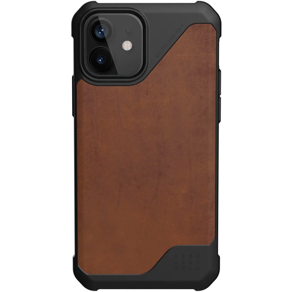 

Чехол UAG iPhone 12 / 12 Pro Metropolis LT Leather Brown (11235O118380), iPhone 12 / 12 Pro Metropolis LT, Leather Brown