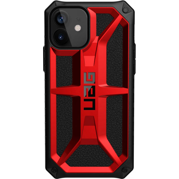 

Чехол UAG iPhone 12 / 12 Pro Monarch Crimson (112351119494), iPhone 12 / 12 Pro Monarch, Crimson