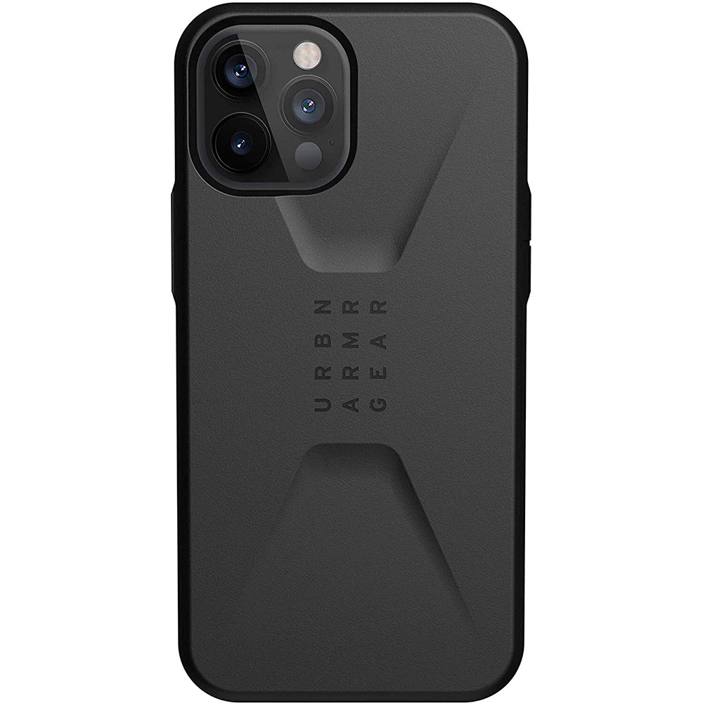 

Чехол UAG iPhone 12 Pro Max Civilian Black (11236D114040), iPhone 12 Pro Max Civilian, Black