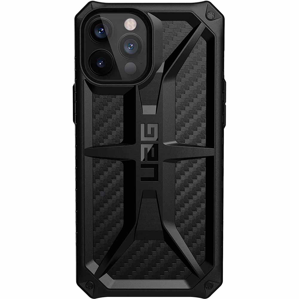 

Чехол UAG Monarch для Apple iPhone 12 Pro Max Carbon Fiber (112361114242), iPhone 12 Pro Max Monarch, Carbon Fiber